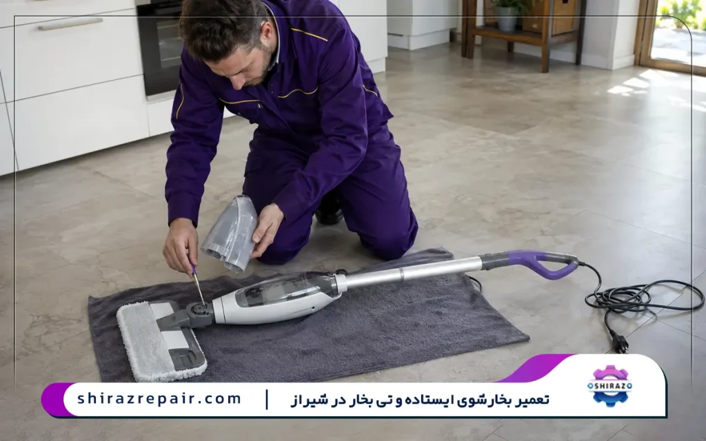 تعمیر بخارشوی ایستاده و تی بخار
